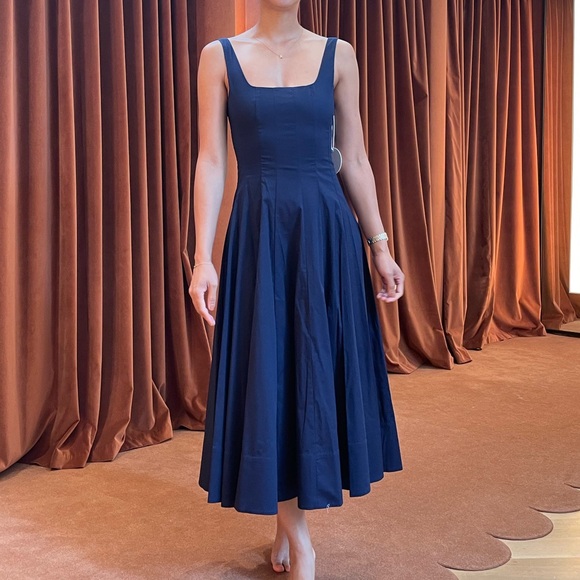 STAUD Dresses & Skirts - Navy Staud Wells dress